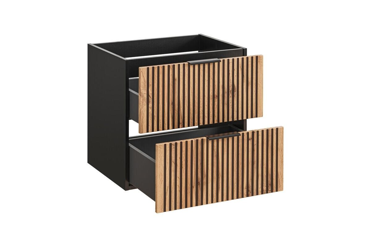 XILO BLACK 60 CM | KOMPLETT MØBELPAKKE TIL BADEROM | UTEN MINSTEPRIS!
